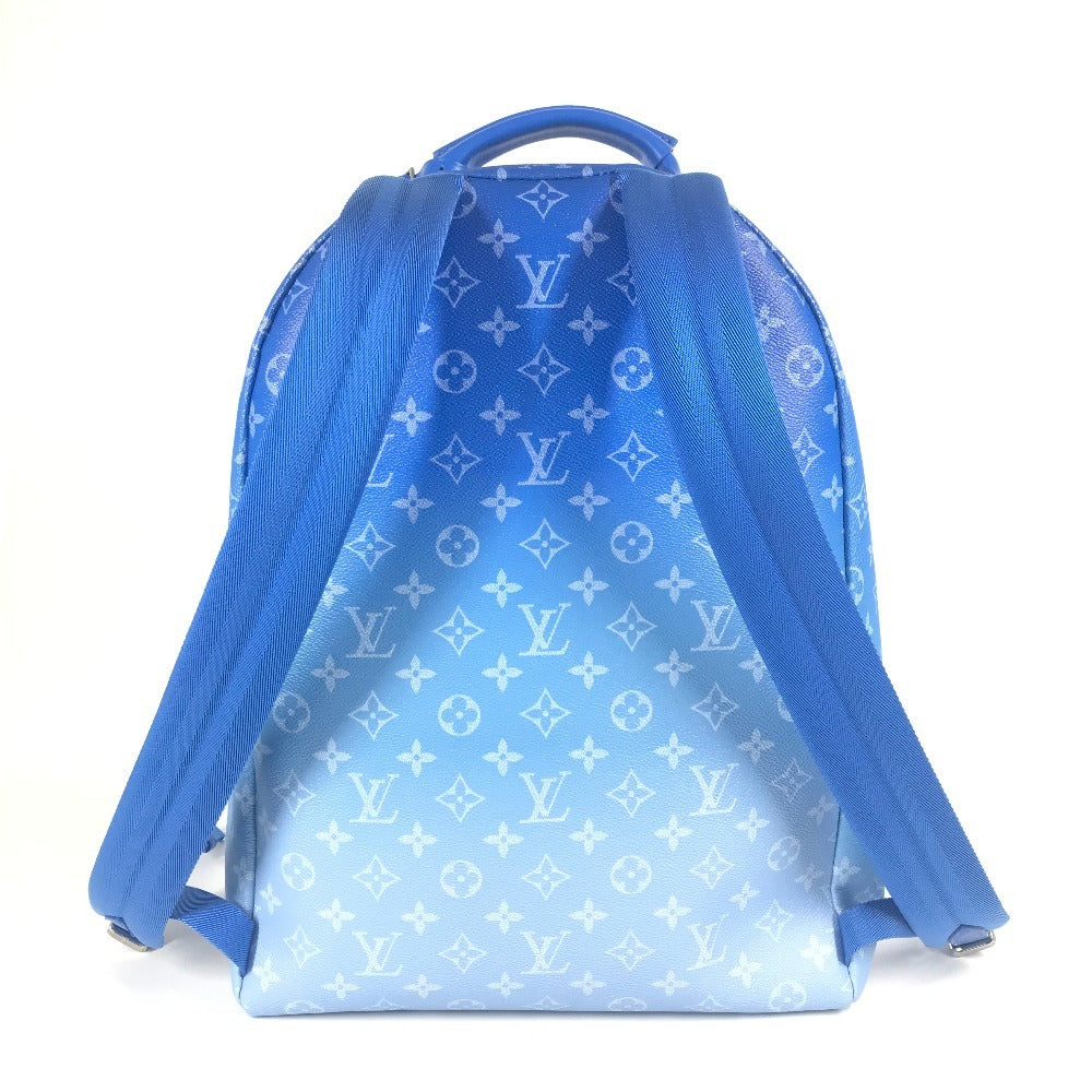 LOUIS VUITTON M45441 モノグラム・クラウズ バックパックマルチポケット バックパック カバン リュックサック レザー ユニセックス ブルー