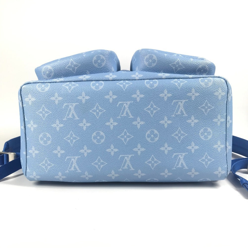 LOUIS VUITTON M45441 モノグラム・クラウズ バックパックマルチポケット バックパック カバン リュックサック レザー ユニセックス ブルー