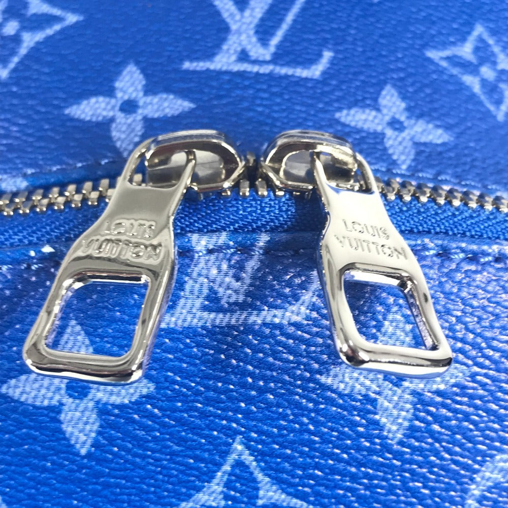 LOUIS VUITTON M45441 モノグラム・クラウズ バックパックマルチポケット バックパック カバン リュックサック レザー ユニセックス ブルー