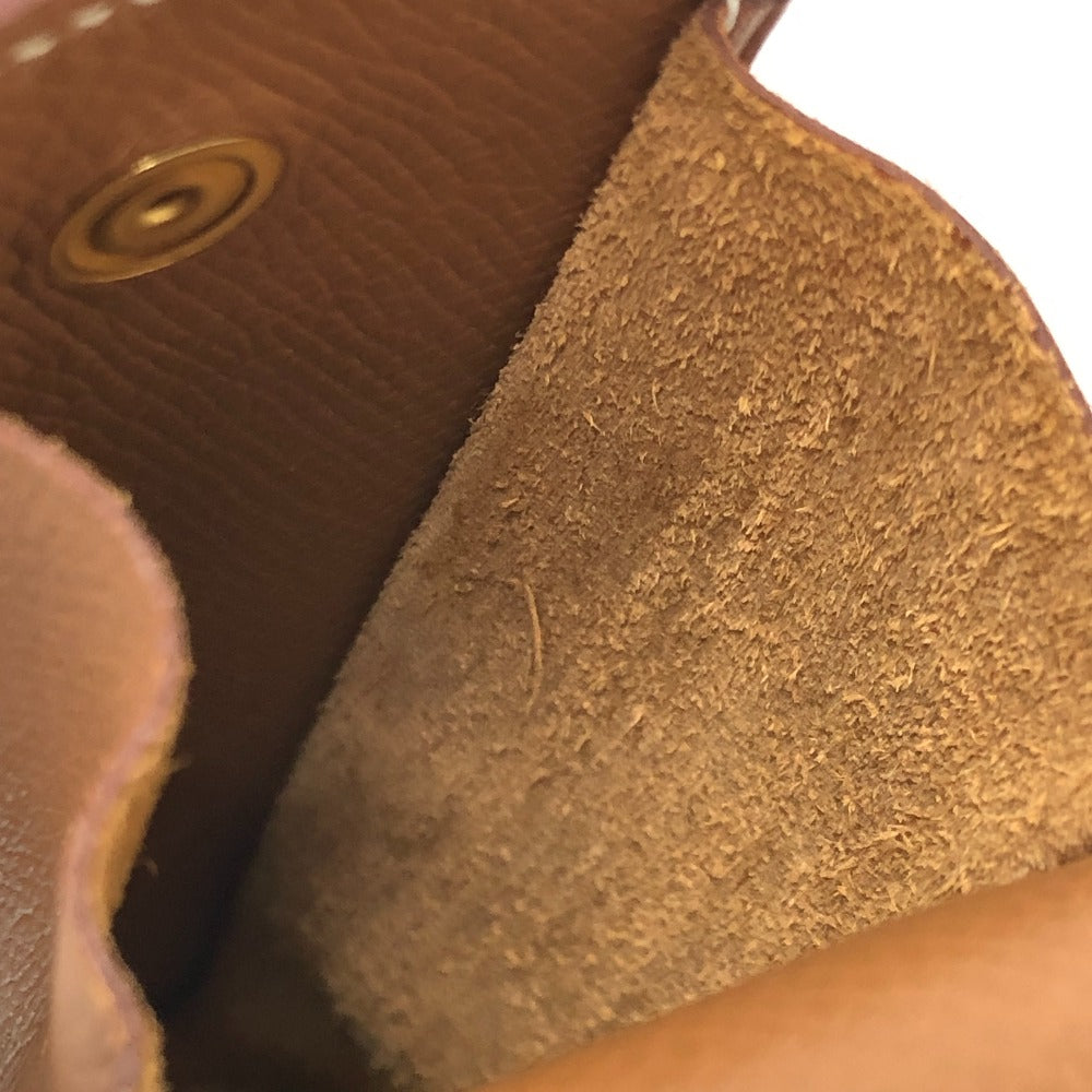 HERMES ガムケース ペンケース ゴールド金具 筆箱 小物入れ マルチポーチ 雑貨 ポーチ レザー レディース ゴールド