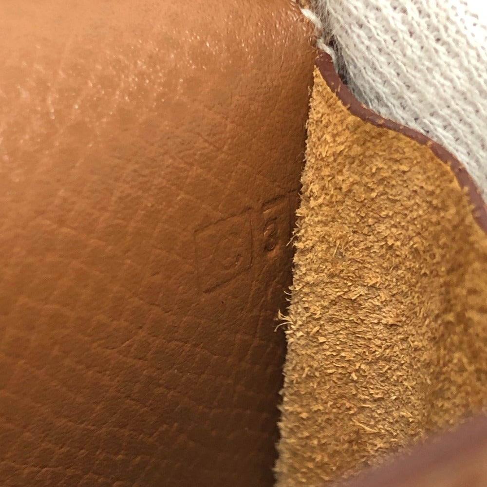 HERMES ガムケース ペンケース ゴールド金具 筆箱 小物入れ マルチポーチ 雑貨 ポーチ レザー レディース ゴールド