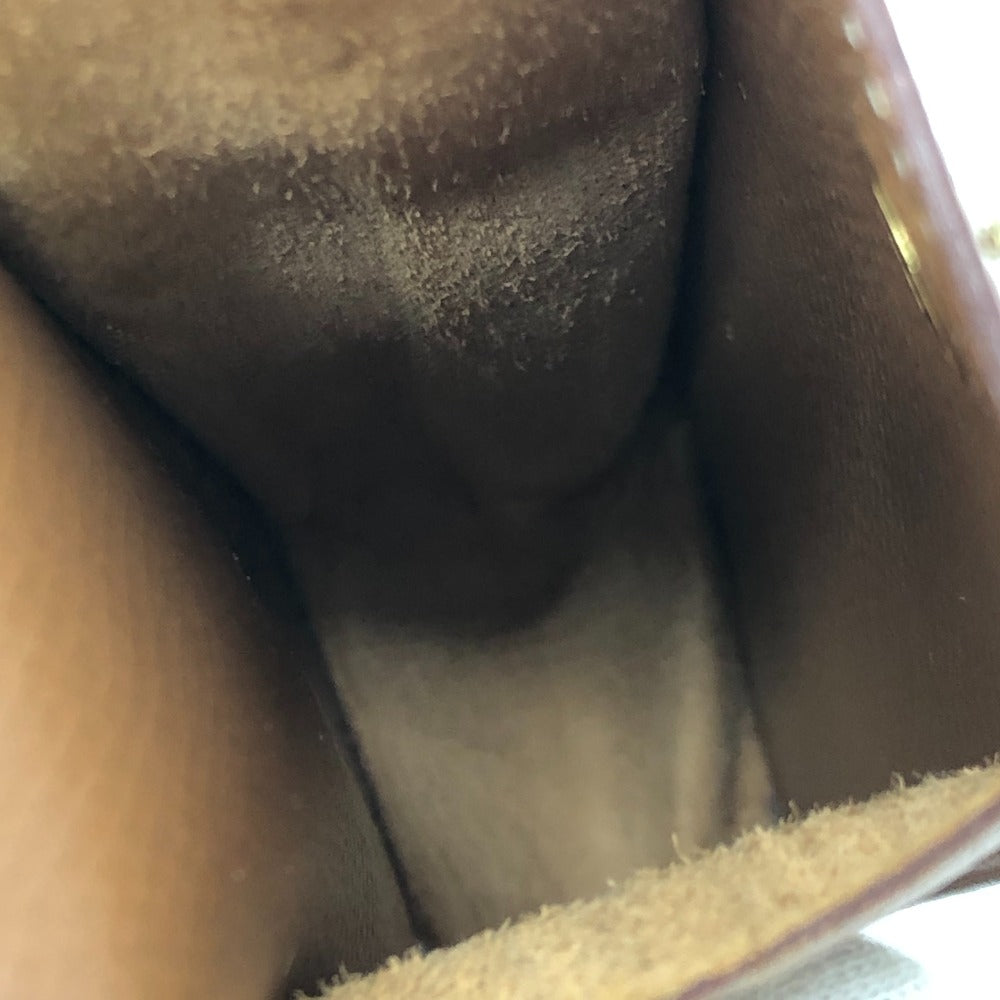 HERMES ガムケース ペンケース ゴールド金具 筆箱 小物入れ マルチポーチ 雑貨 ポーチ レザー レディース ゴールド