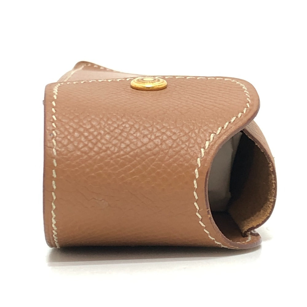 HERMES ガムケース ペンケース ゴールド金具 筆箱 小物入れ マルチポーチ 雑貨 ポーチ レザー レディース ゴールド