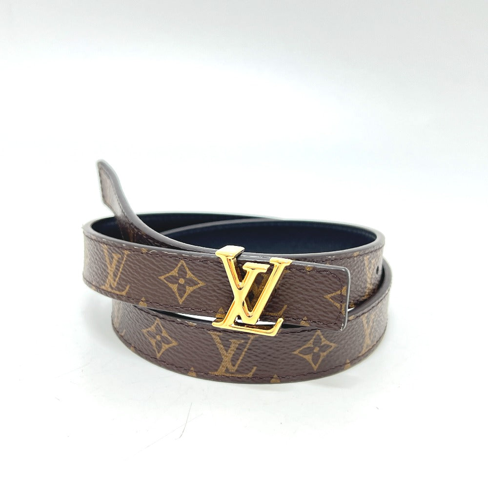 LOUIS VUITTON M0431M モノグラム ベルト･LV アイコニック 20MM リバーシブル LVバックル 細ベルト ベルト モノグラムキャンバス レディース ブラウン