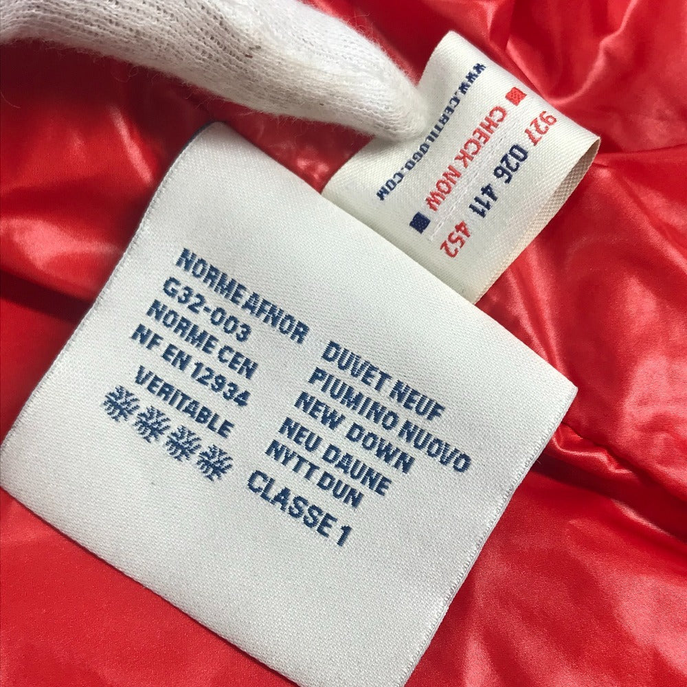 MONCLER フード付き HEVER GILET HEVER VEST アパレル 袖なし ダウン ダウンベスト ダウン メンズ レッド