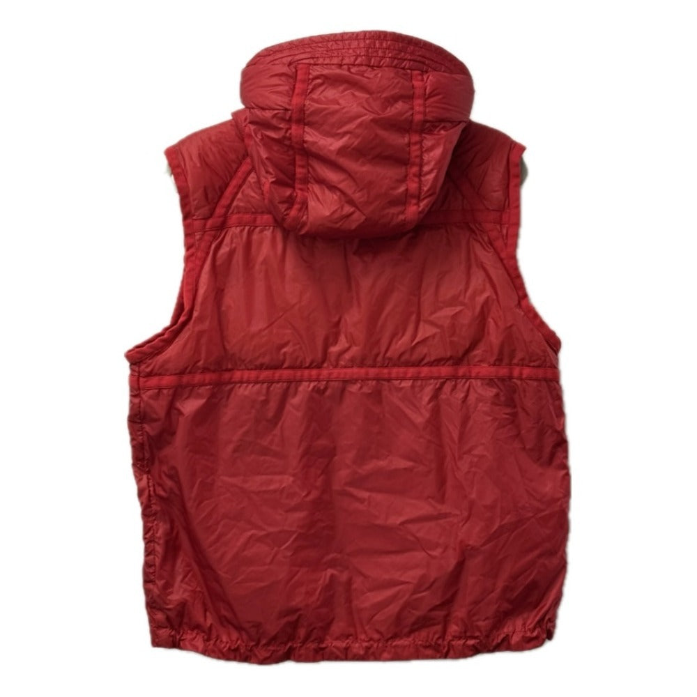 MONCLER フード付き HEVER GILET HEVER VEST アパレル 袖なし ダウン ダウンベスト ダウン メンズ レッド