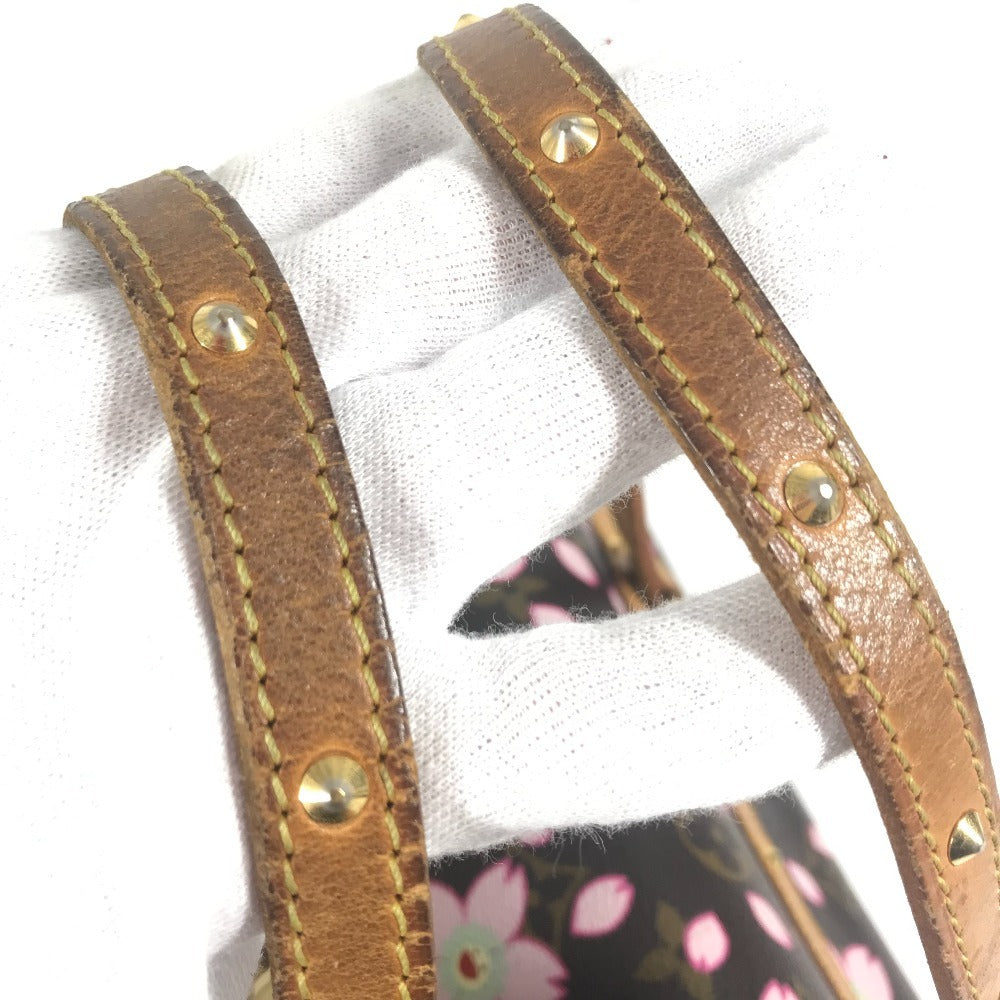 LOUIS VUITTON M92009 モノグラムチェリーブロッサム 村上隆 パピヨン トートバッグ カバン ショルダーバッグ ハンドバッグ モノグラムキャンバス レディース ブラウン