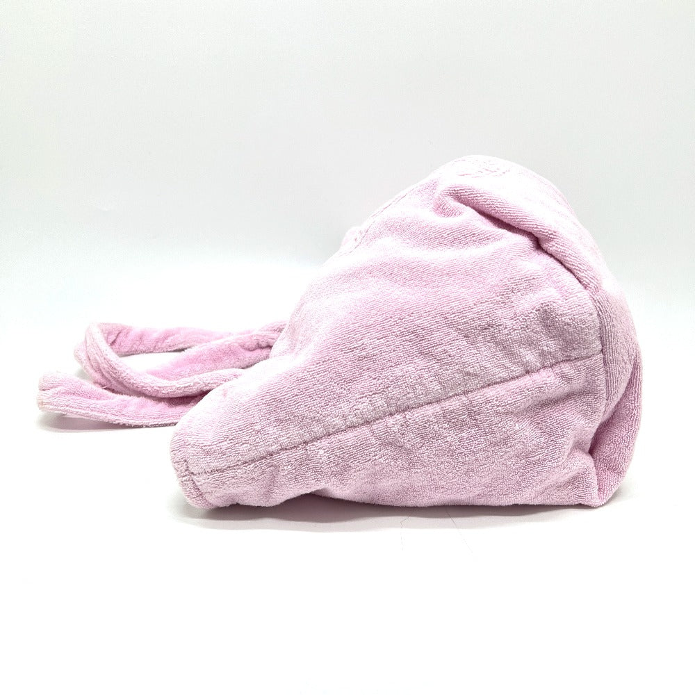 VERSACE メデューサ ロゴ トートバッグ ビーチバッグ パイル地 ショルダーバッグ コットン レディース ピンク