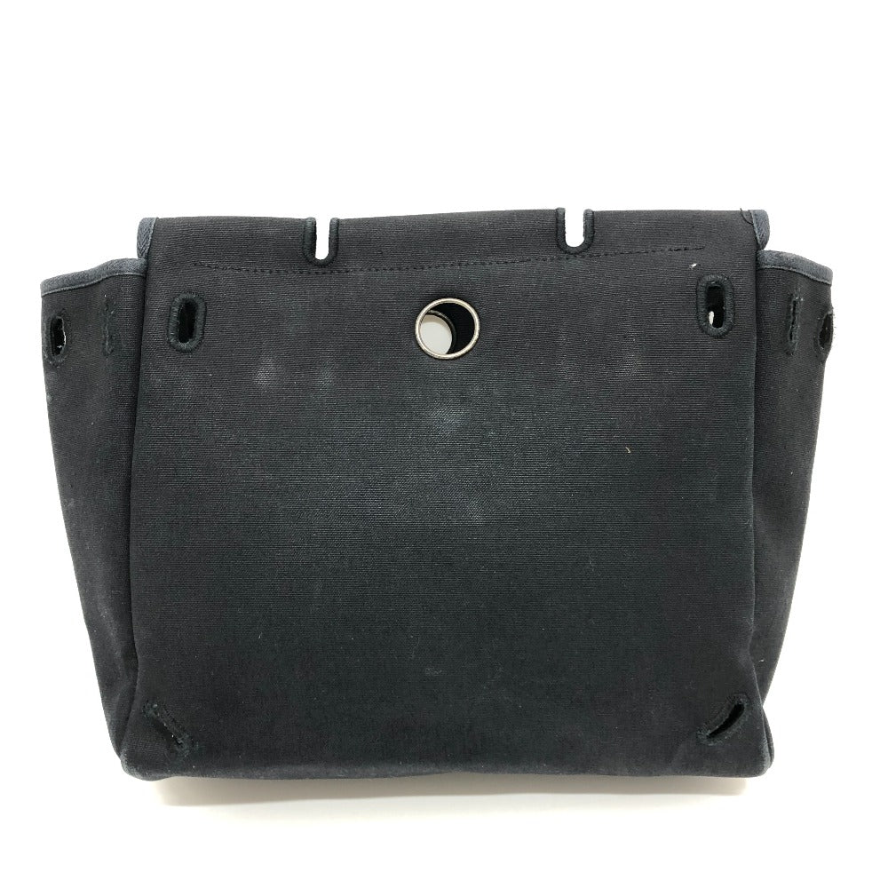 HERMES ヴィンテージ エールバッグ 替えバッグのみ カバン ショルダーバッグ キャンバス レディース ブラック