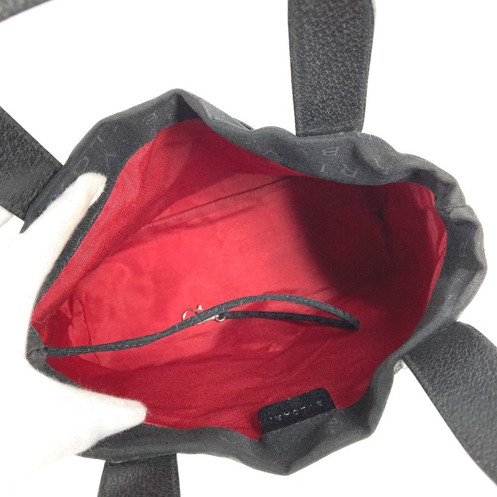 BVLGARI ロゴマニア トートバッグ カバン ショルダーバッグ ハンドバッグ キャンバス/レザー ユニセックス ブラック