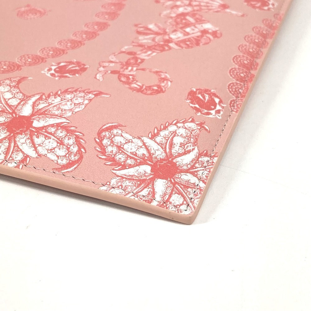 TIFFANY&Co. ロゴ カバン ポーチ クラッチバッグ レザー レディース ピンク