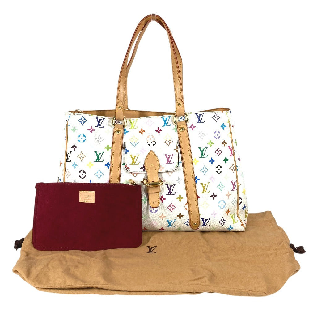 LOUIS VUITTON M40100 モノグラムマルチカラー オーレリアGM オーレリア GM カバン 肩掛け トートバッグ ポーチ付き ショルダーバッグ モノグラムマルチカラーキャンバス レディース ホワイト