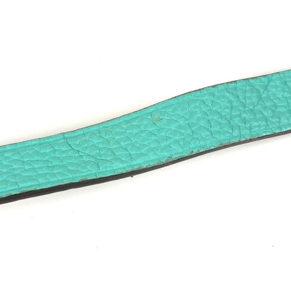 TIFFANY&Co. Double Bracelet Return to TIFFANY & Co. logo Accessories Bracelet Leather blue/Silver Used