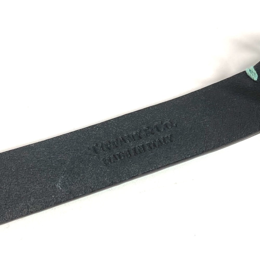 TIFFANY&Co. Double Bracelet Return to TIFFANY & Co. logo Accessories Bracelet Leather blue/Silver Used