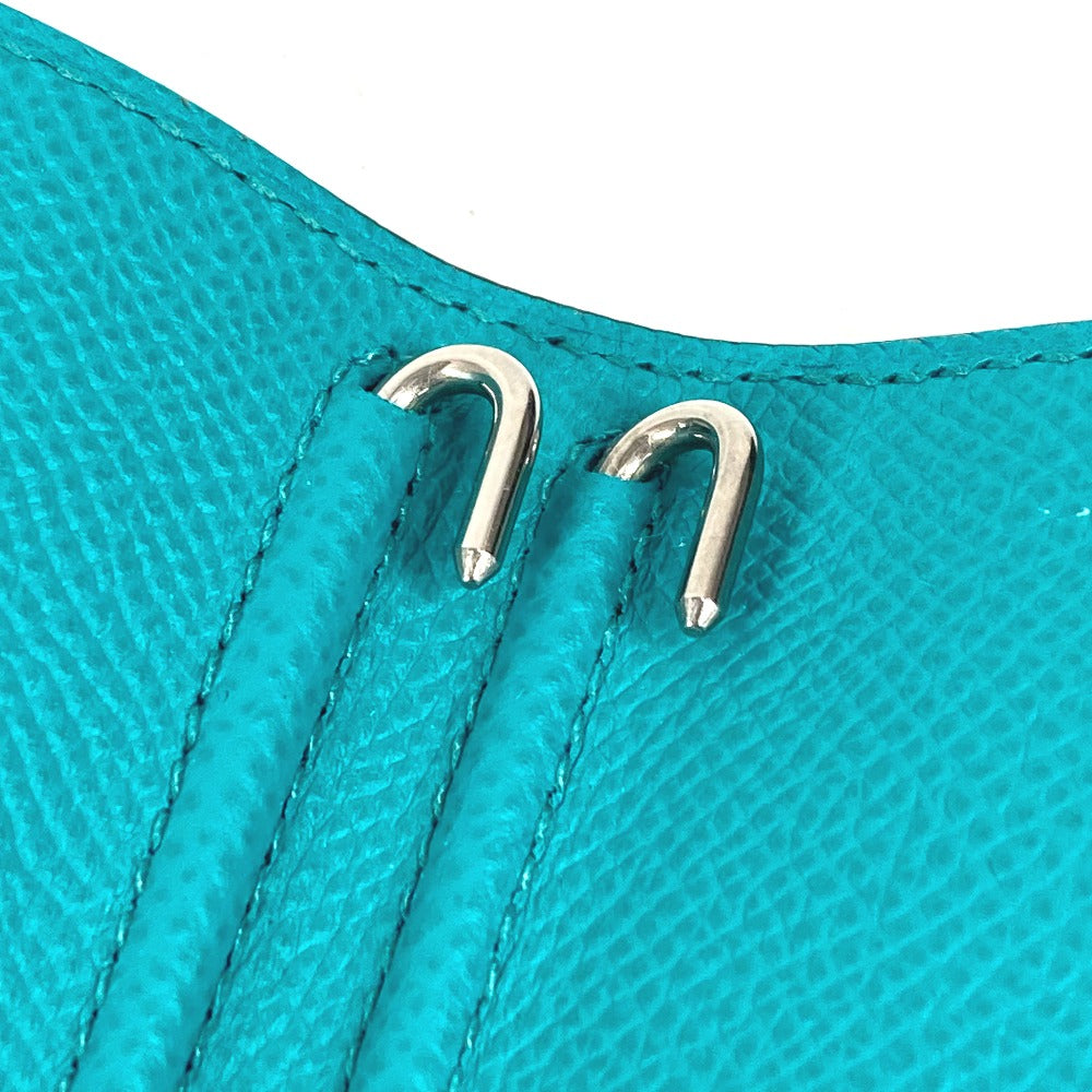 HERMES バイカラー グローブトロッター アジェンダ ノートカバー システム手帳 ステーショナリー 手帳カバー レザー ユニセックス ブルー