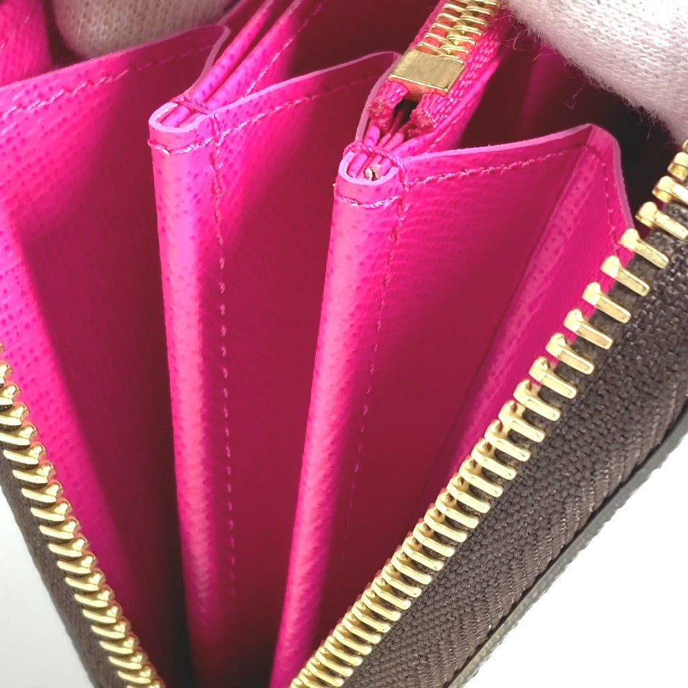 LOUIS VUITTON Ｍ14162 日本限定 LV × TM フラワー 花柄 ジッピー・ウォレット モノグラム 村上隆 ラウンドファスナー 長財布 モノグラムキャンバス ユニセックス ブラウン