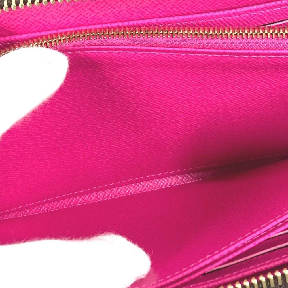 LOUIS VUITTON Ｍ14162 日本限定 LV × TM フラワー 花柄 ジッピー・ウォレット モノグラム 村上隆 ラウンドファスナー 長財布 モノグラムキャンバス ユニセックス ブラウン