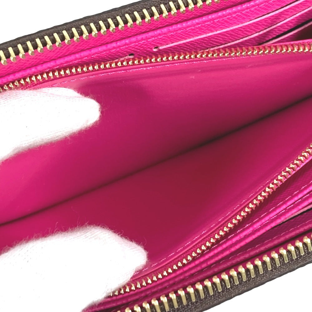 LOUIS VUITTON Ｍ14162 日本限定 LV × TM フラワー 花柄 ジッピー・ウォレット モノグラム 村上隆 ラウンドファスナー 長財布 モノグラムキャンバス ユニセックス ブラウン