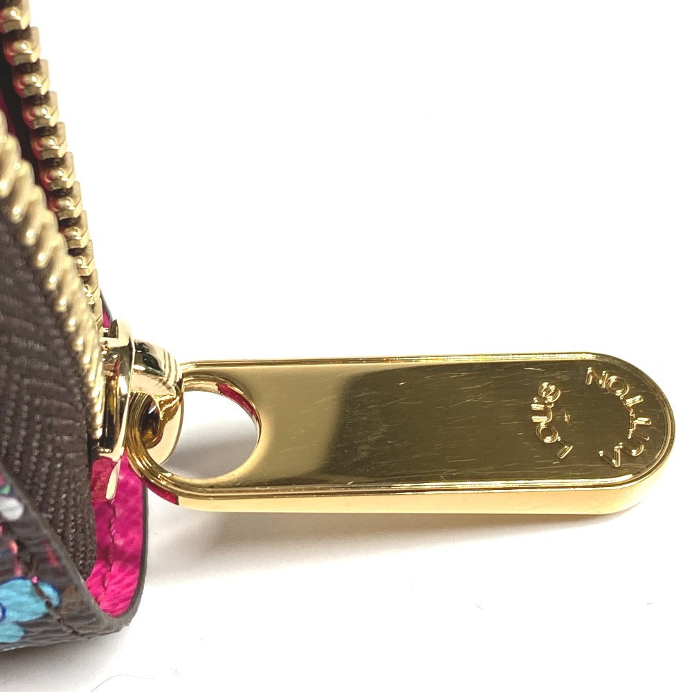 LOUIS VUITTON Ｍ14162 日本限定 LV × TM フラワー 花柄 ジッピー・ウォレット モノグラム 村上隆 ラウンドファスナー 長財布 モノグラムキャンバス ユニセックス ブラウン