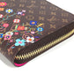 LOUIS VUITTON Ｍ14162 日本限定 LV × TM フラワー 花柄 ジッピー・ウォレット モノグラム 村上隆 ラウンドファスナー 長財布 モノグラムキャンバス ユニセックス ブラウン