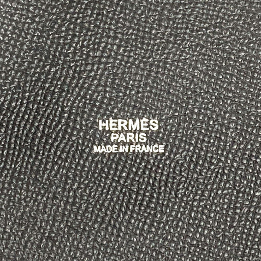 HERMES 巾着ポーチ付き ミュザルディーヌ カバン 肩掛け バケツ ばけつ ショルダーバッグ レザー レディース ネイビー
