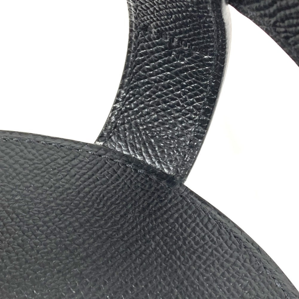 HERMES 巾着ポーチ付き ミュザルディーヌ カバン 肩掛け バケツ ばけつ ショルダーバッグ レザー レディース ネイビー