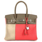 HERMES Birkin30 Birkin 30 Bags Tote Bag Hand Bag Taurillon Clemence / Swift Etoupe/Argile/Rose Jaipur pink/gray Used