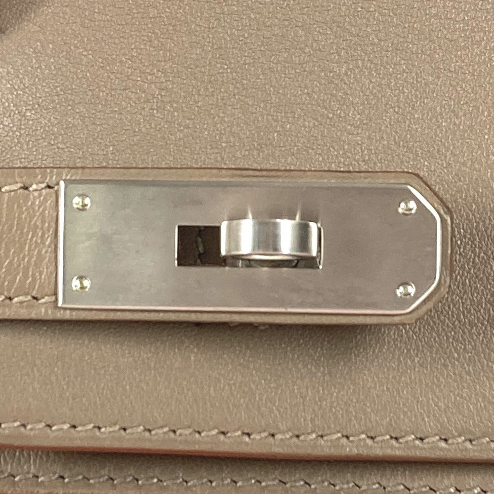 HERMES Birkin30 Birkin 30 Bags Tote Bag Hand Bag Taurillon Clemence / Swift Etoupe/Argile/Rose Jaipur pink/gray Used
