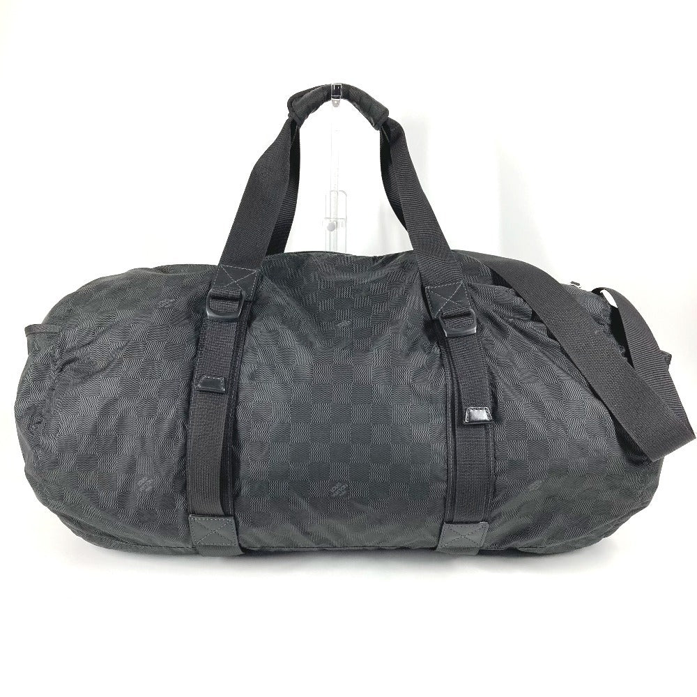 LOUIS VUITTON M97058 ダミエ アヴァンチュール プラクティカル 2WAYバック ショルダーバッグ 斜め掛け 肩掛け ボストンバッグ レザー/ナイロン ユニセックス ブラック