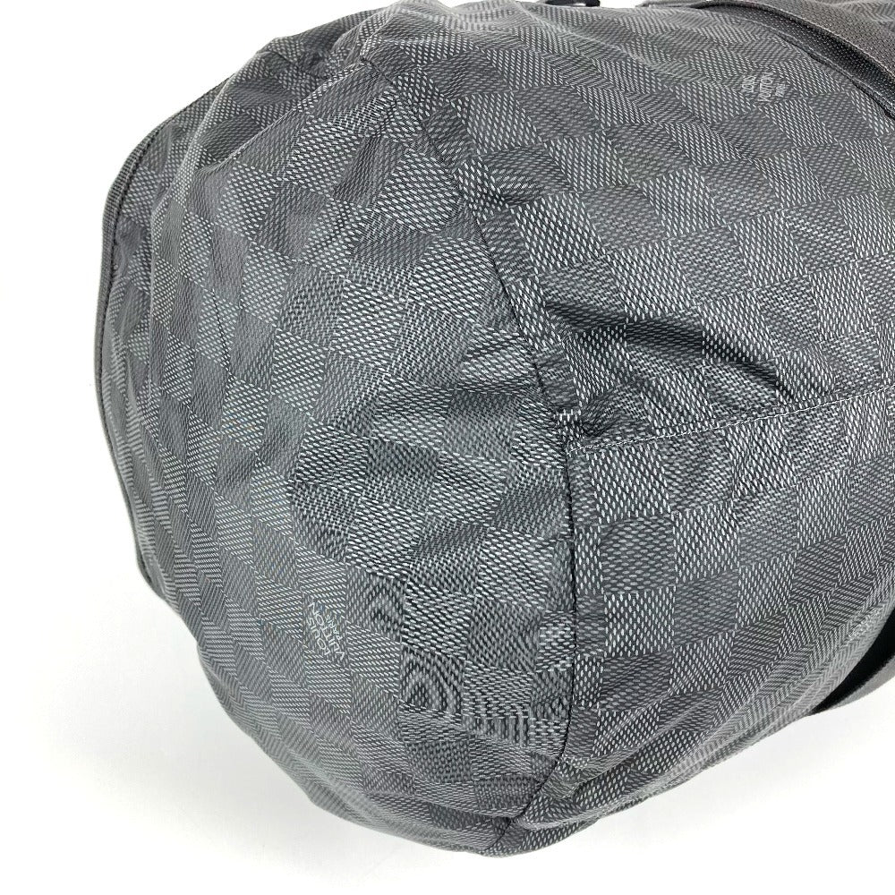 LOUIS VUITTON M97058 ダミエ アヴァンチュール プラクティカル 2WAYバック ショルダーバッグ 斜め掛け 肩掛け ボストンバッグ レザー/ナイロン ユニセックス ブラック