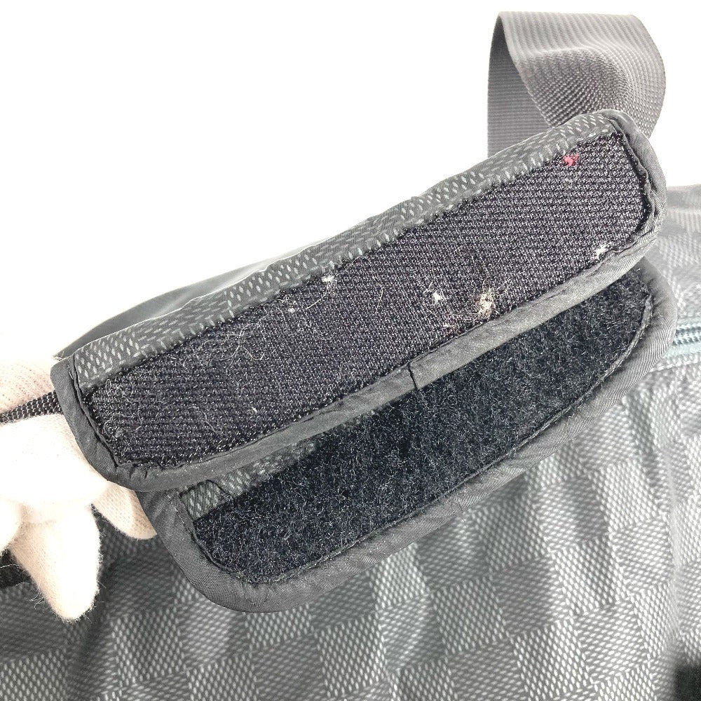 LOUIS VUITTON M97058 ダミエ アヴァンチュール プラクティカル 2WAYバック ショルダーバッグ 斜め掛け 肩掛け ボストンバッグ レザー/ナイロン ユニセックス ブラック