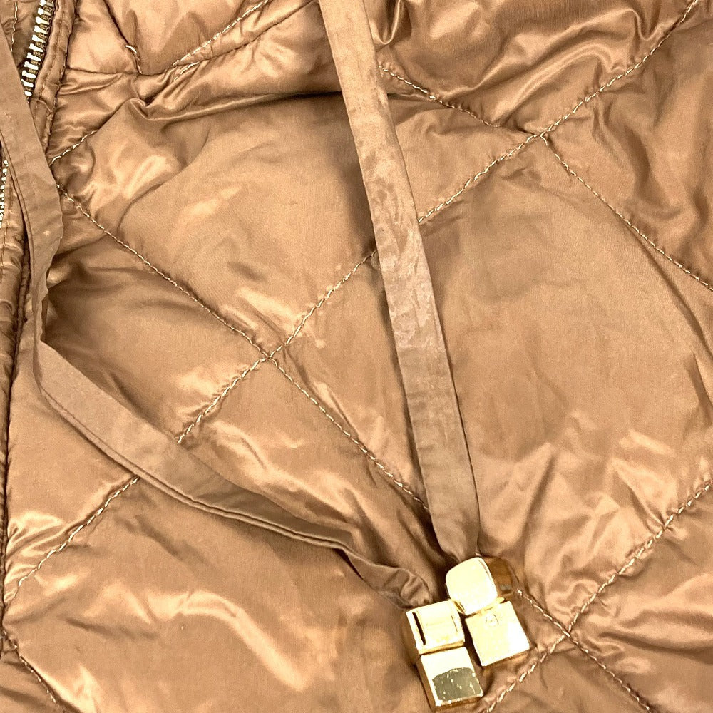 MAX MARA THE CUBE キューブ キルティング アウター フード付き アパレル トップス フーディー ケープ ポリアミド レディース ブラウン