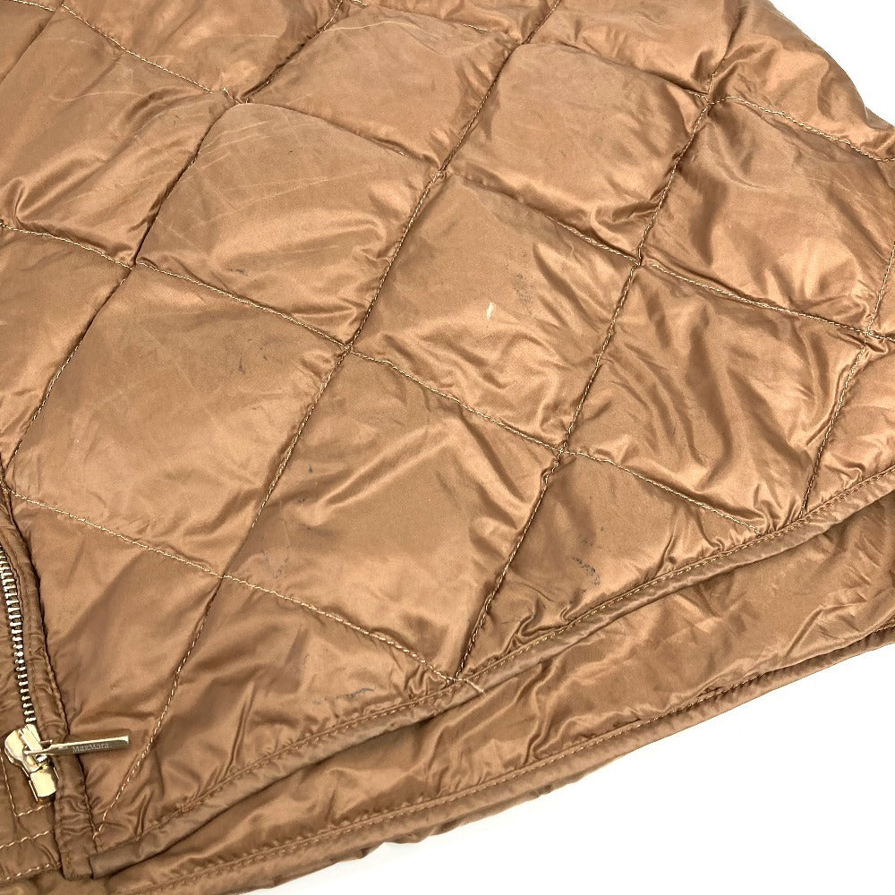 MAX MARA THE CUBE キューブ キルティング アウター フード付き アパレル トップス フーディー ケープ ポリアミド レディース ブラウン