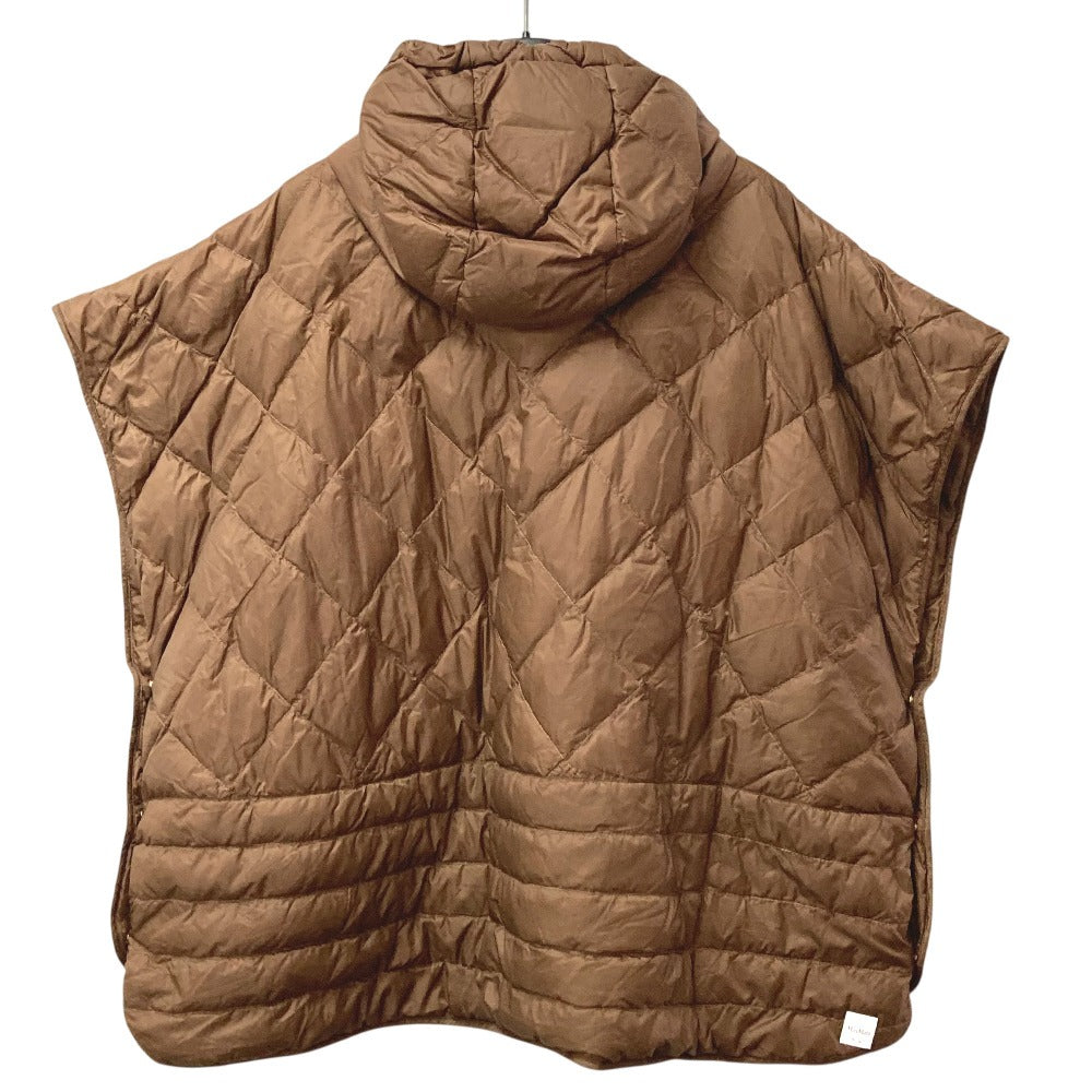 MAX MARA THE CUBE キューブ キルティング アウター フード付き アパレル トップス フーディー ケープ ポリアミド レディース ブラウン