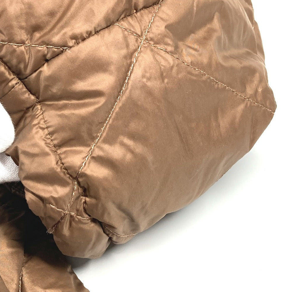 MAX MARA THE CUBE キューブ キルティング アウター フード付き アパレル トップス フーディー ケープ ポリアミド レディース ブラウン