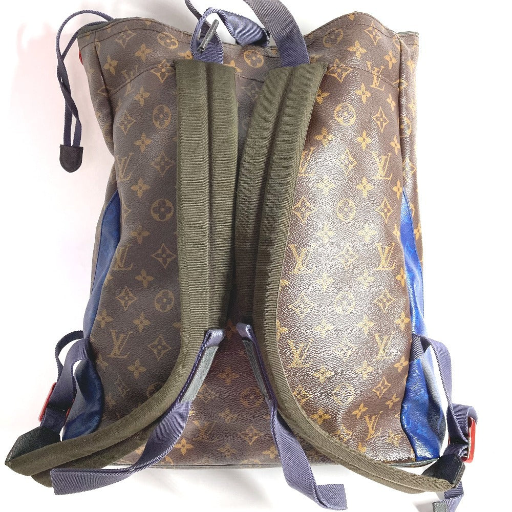 LOUIS VUITTON M43834 モノグラム キムジョーンズ パシフィック バックパック バックパック カバン 巾着 リュックサック モノグラムキャンバス ユニセックス ブラウン