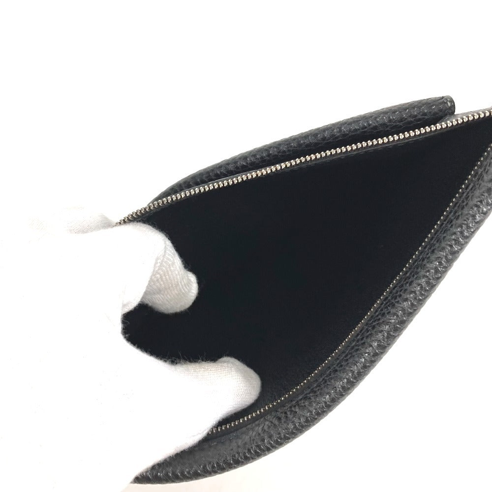 HERMES ベルトバッグ ウエストバッグ ポーチのみ クロスボディバッグ ポーチ レザー ユニセックス ブラック