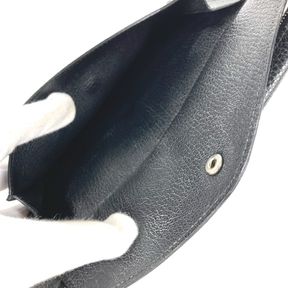 HERMES ベルトバッグ ウエストバッグ ポーチのみ クロスボディバッグ ポーチ レザー ユニセックス ブラック