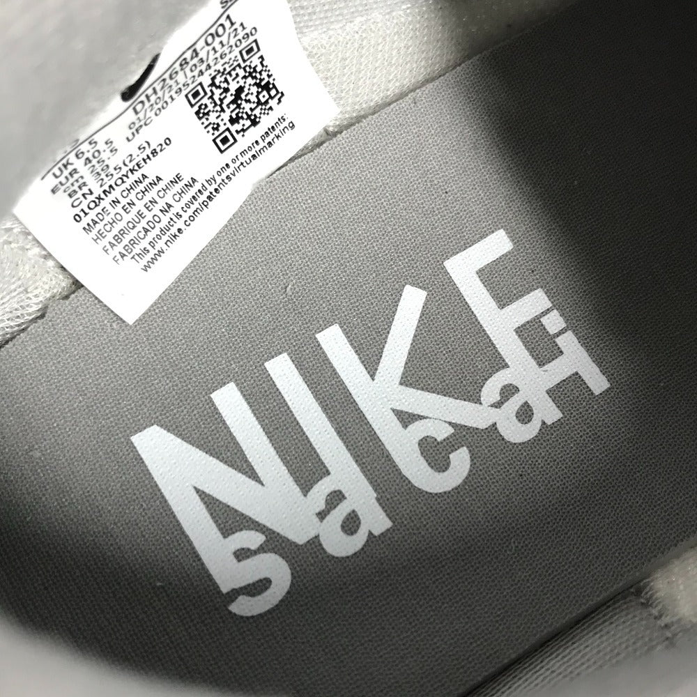 NIKE DH2684-001 Logo Collaboration Fragment x Sacai x Nike LD Waffle "Light Smoke Grey" Fragment x sacai x Nike LD Waffle "Light Smoke Grey" shoes sneakers Synthetic leather gray/White Used
