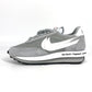 NIKE DH2684-001 Logo Collaboration Fragment x Sacai x Nike LD Waffle "Light Smoke Grey" Fragment x sacai x Nike LD Waffle "Light Smoke Grey" shoes sneakers Synthetic leather gray/White Used