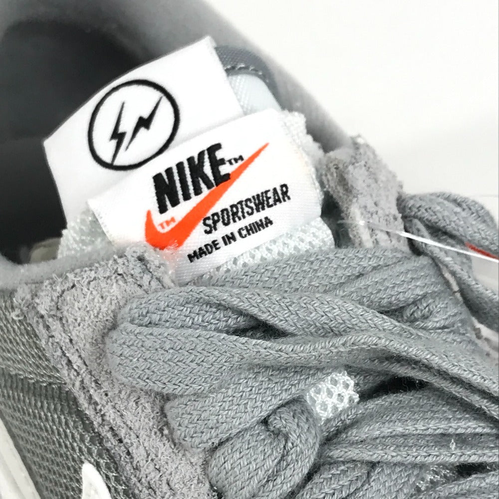 NIKE DH2684-001 Logo Collaboration Fragment x Sacai x Nike LD Waffle "Light Smoke Grey" Fragment x sacai x Nike LD Waffle "Light Smoke Grey" shoes sneakers Synthetic leather gray/White Used
