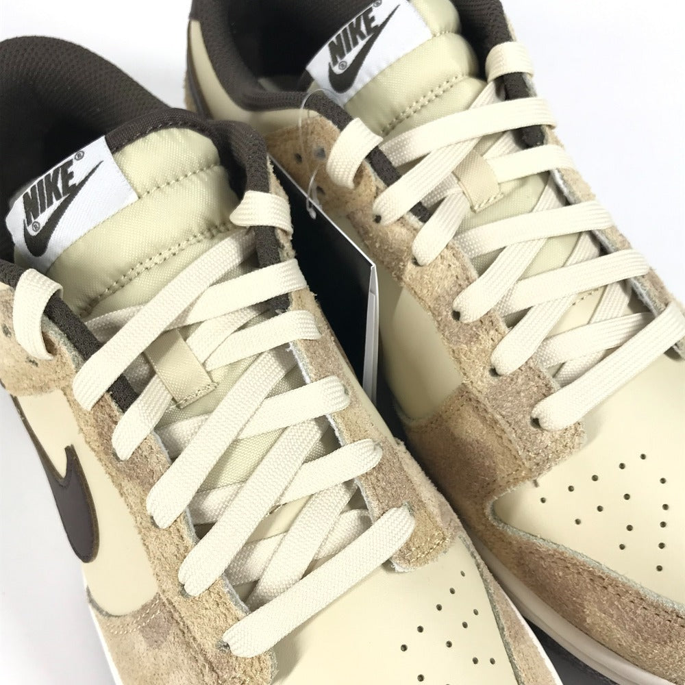NIKE DH7913-200 logo Nike Dunk Low Retro Premium "Cheetah" Beach/Baroque Brown Shoes DUNK LOW RETRO PREMIUM sneakers Synthetic leather Beige/Brown Used
