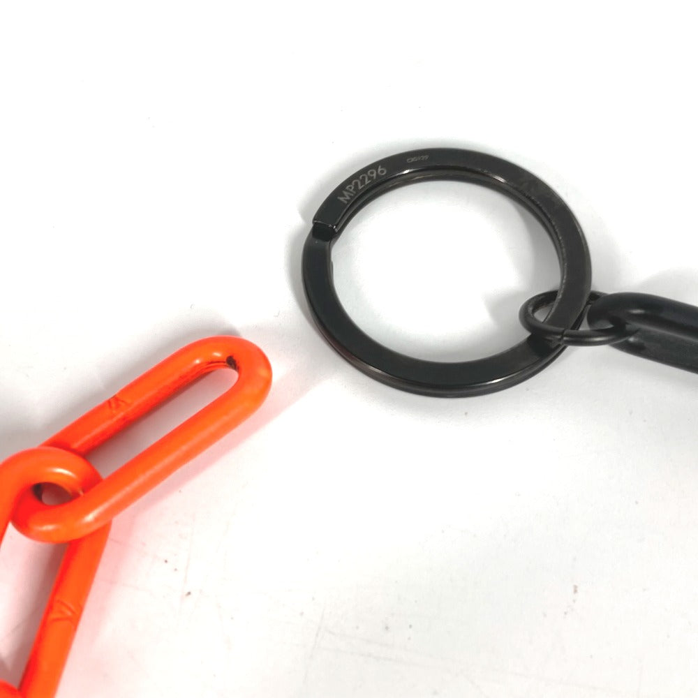 LOUIS VUITTON MP2296 モノグラム カラビナ ポルトクレ キーチェーン 財布 キーホルダー バッグチャーム ウォレットチェーン プラスチック メンズ ブラック