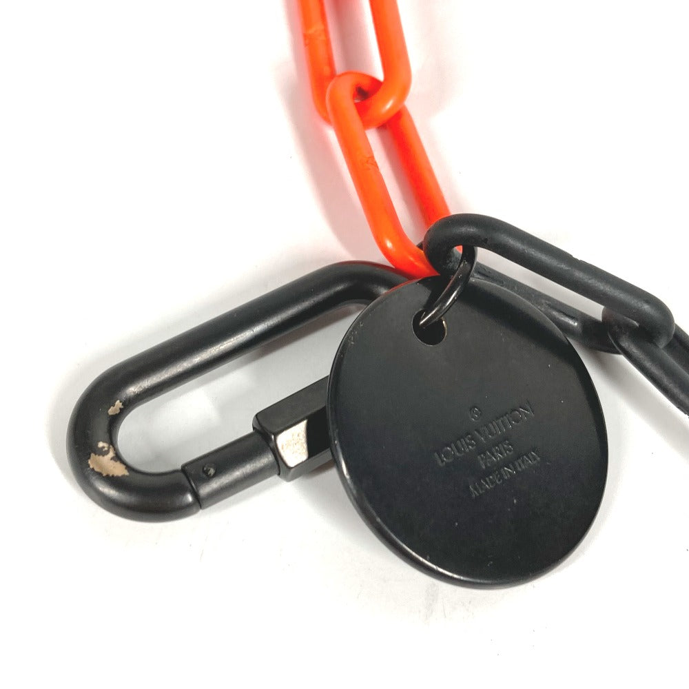 LOUIS VUITTON MP2296 モノグラム カラビナ ポルトクレ キーチェーン 財布 キーホルダー バッグチャーム ウォレットチェーン プラスチック メンズ ブラック