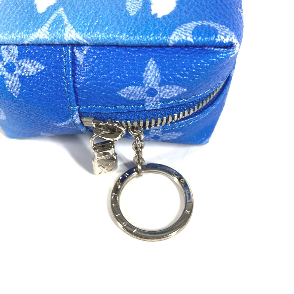 LOUIS VUITTON MP2792 モノグラムクラウズ 雲 ビジューサック・スクエアード ポーチ バッグチャーム キーホルダー モノグラムキャンバス ユニセックス ブルー