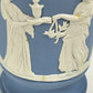 WEDGWOOD logo Flower-based interior vase Pottery Pale blue blue/White Used
