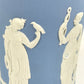 WEDGWOOD logo Flower-based interior vase Pottery Pale blue blue/White Used
