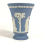 WEDGWOOD logo Flower-based interior vase Pottery Pale blue blue/White Used
