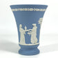 WEDGWOOD logo Flower-based interior vase Pottery Pale blue blue/White Used