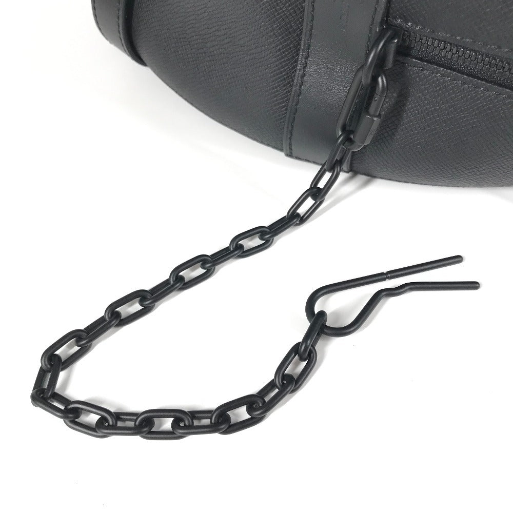 LOUIS VUITTON M30335 タイガ レインボー ソフト・ハット・トランク カバン 斜め掛け ポシェット ショルダーバッグ タイガレザー レディース アルドワーズ ブラック